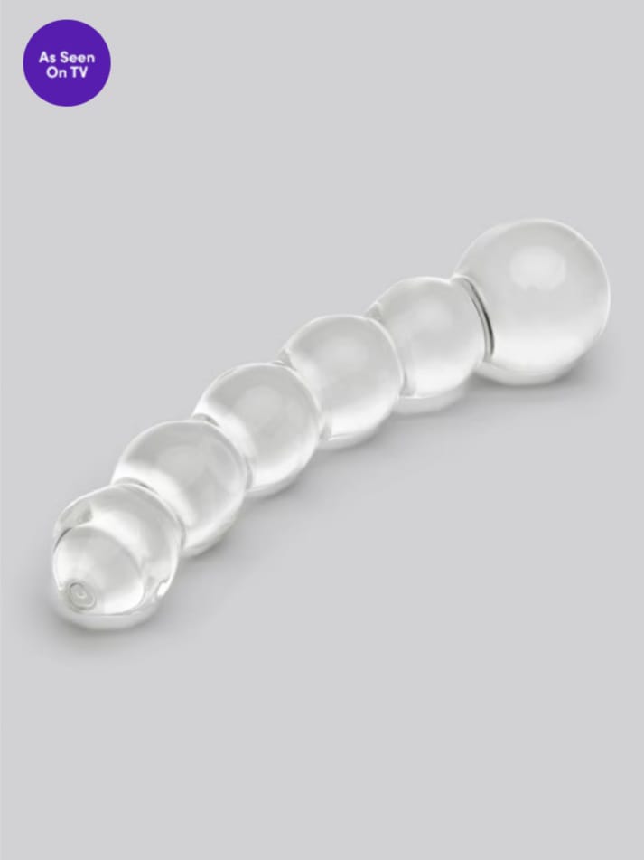 Lovehoney Beaded Sensual Glass Dildo 7 Inch